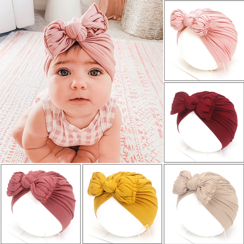 Cute Baby Hat Newborn Soft Baby Girl Hat Turban Infant Toddler Baby Cap Bonnet Headwraps CJYE107284801AZ 11 $ Home improvement jazcouture jazcouture