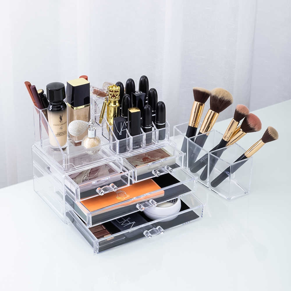 Makeup Storage Organizer Set